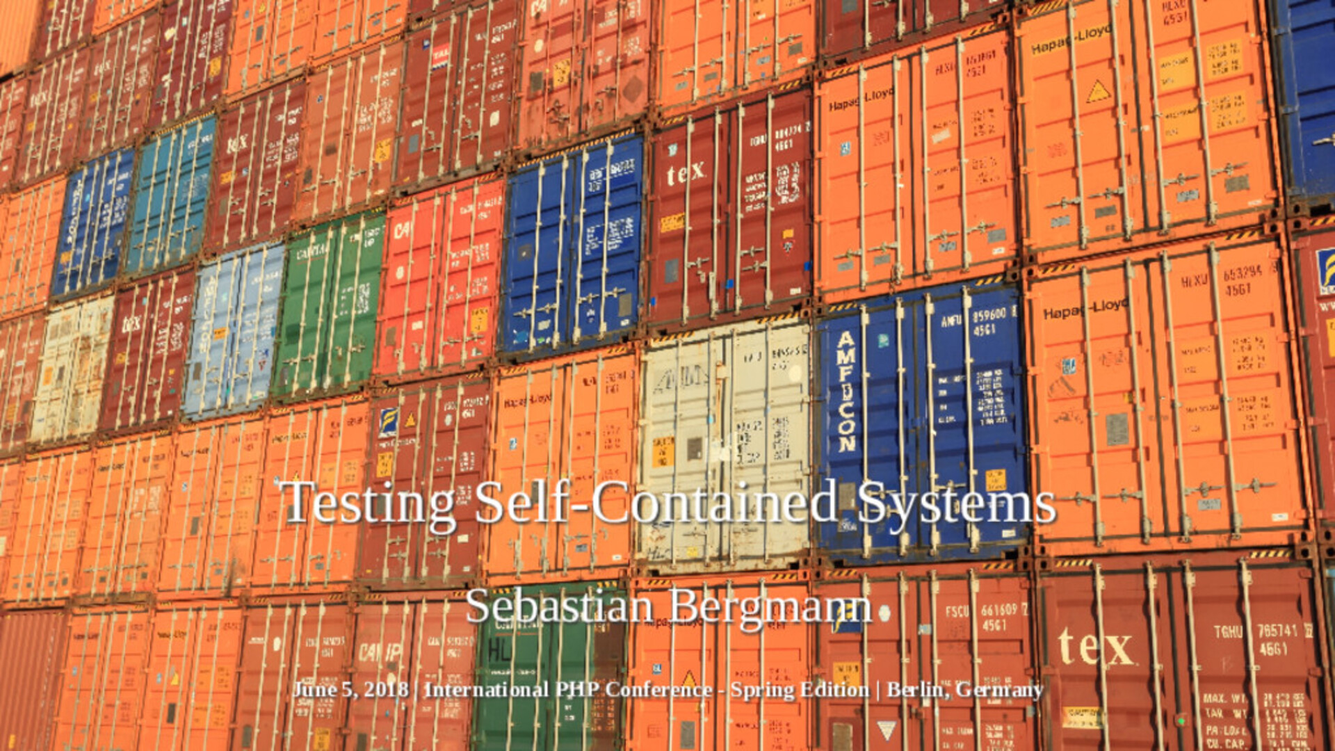 Testing Self-Contained Systems